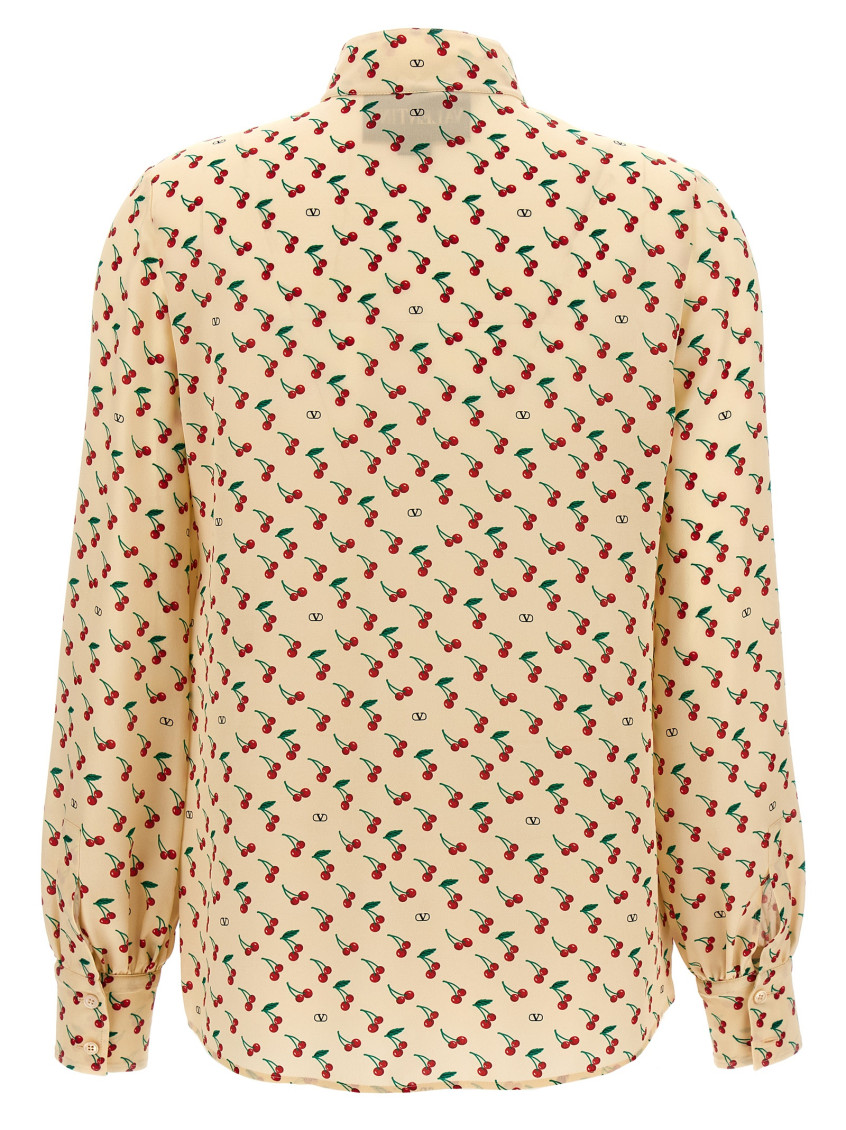 Valentino Garavani - Cherryfic Shirt And Blouse Beige