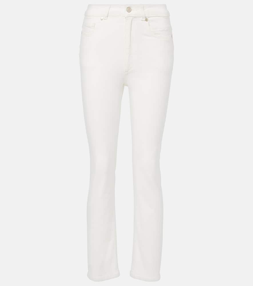 High-rise straight jeans
