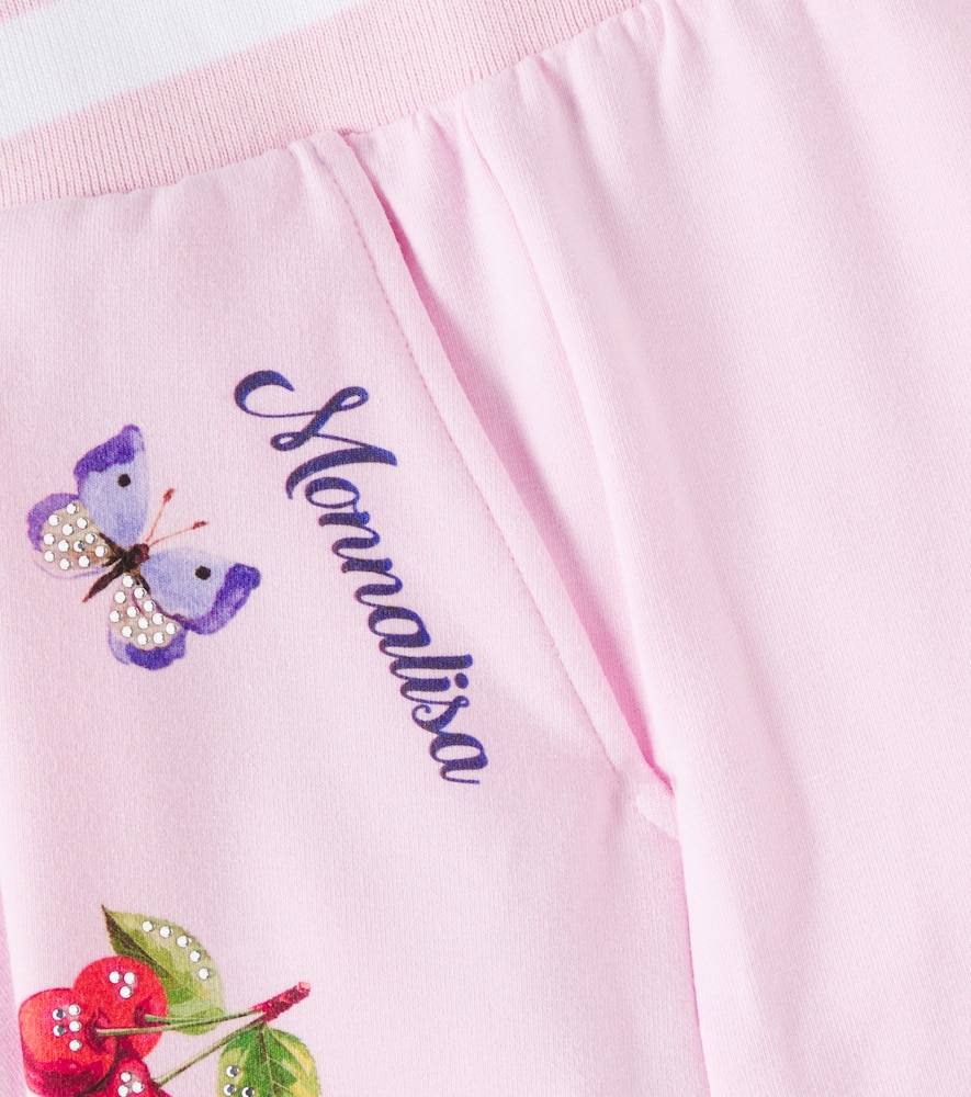 Monnalisa Printed cotton-blend shorts