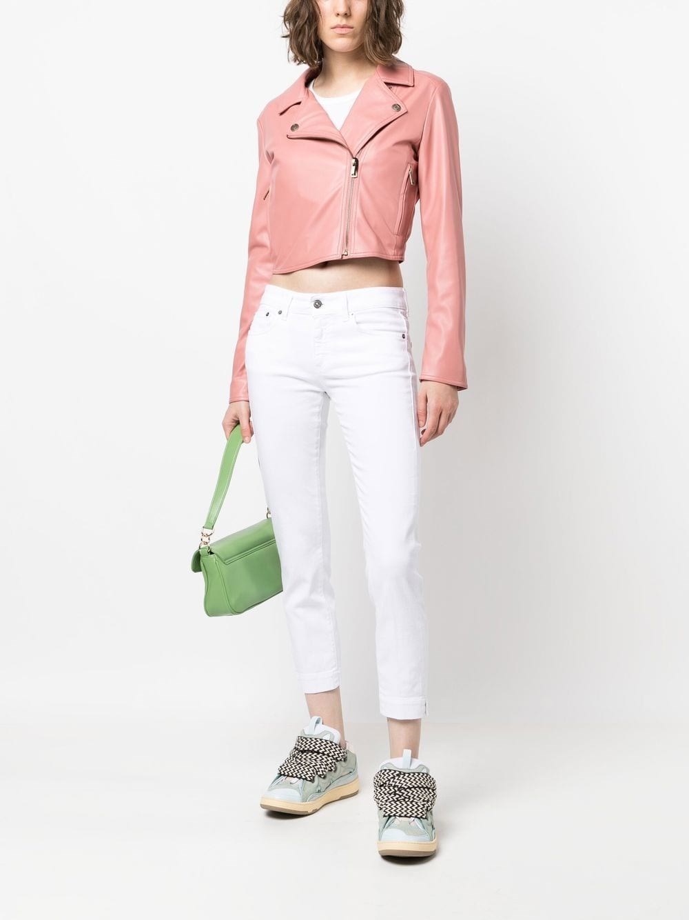 Cloud White Stretch-cotton Denim Jeans