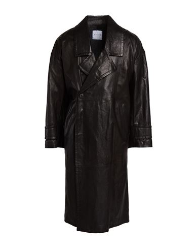 Marsēm Man Coat Black Size 40 Leather