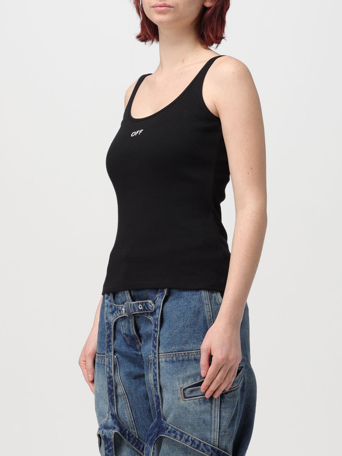 Top Woman color Black