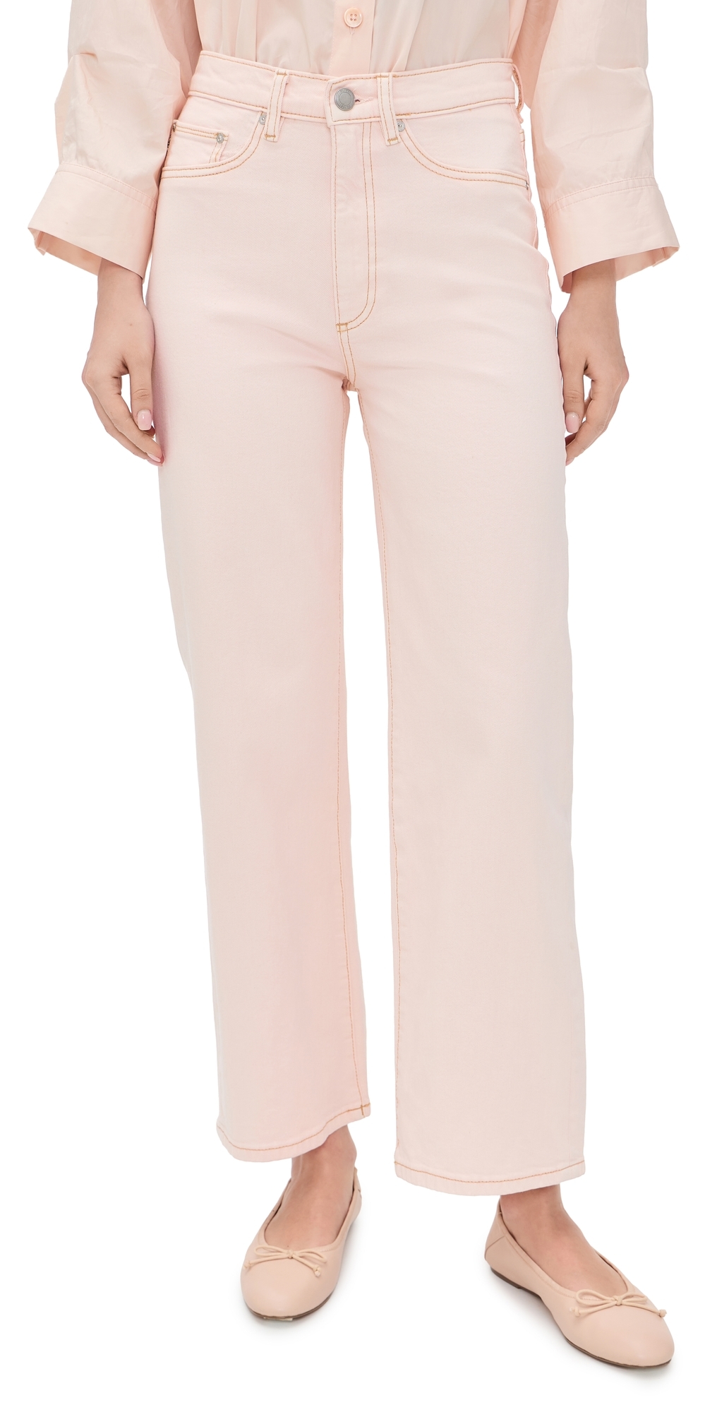 Karmine Refined Wide Leg Jeans Ballet