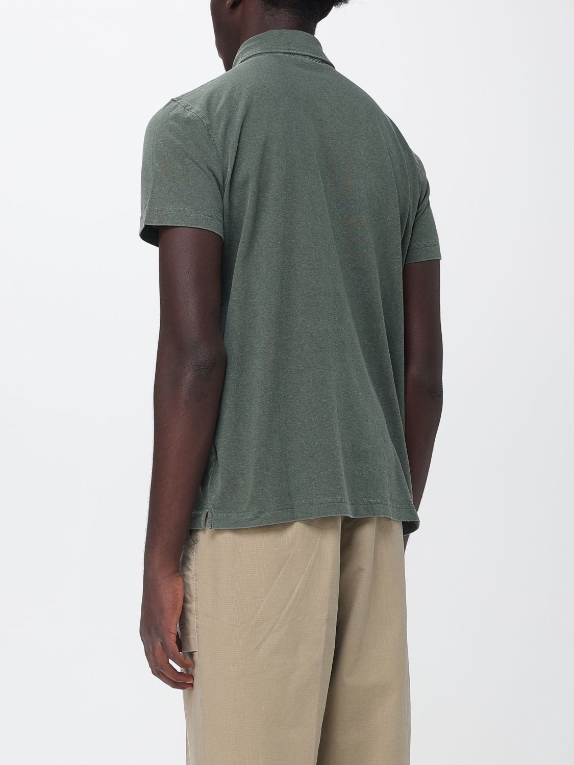 Polo Shirt Men color Olive