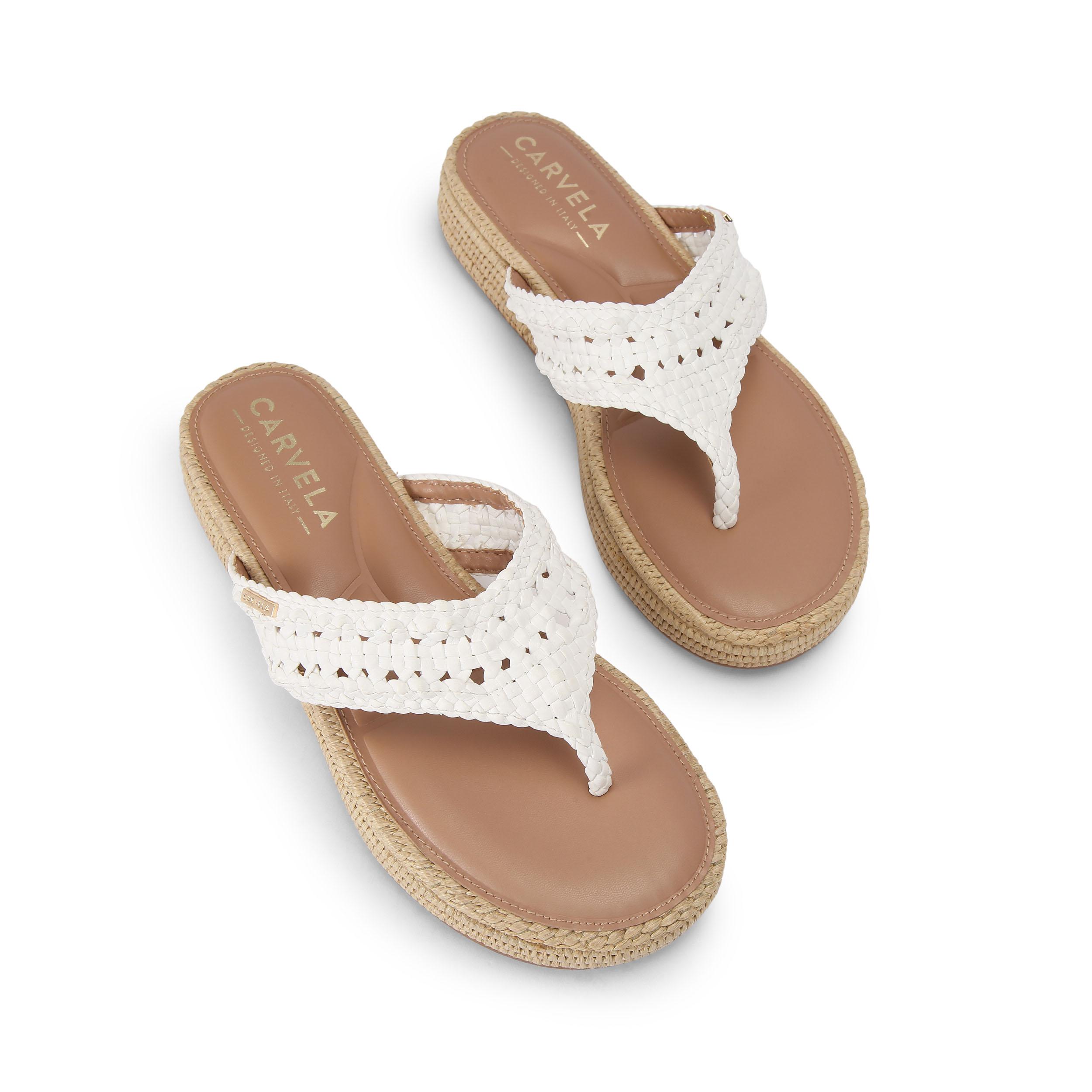Carvela Womens Portofino Sandal Sandals - White