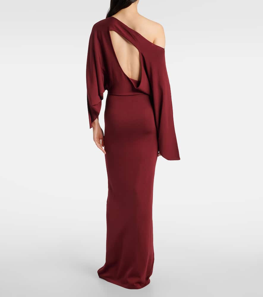 One-shoulder maxi dress