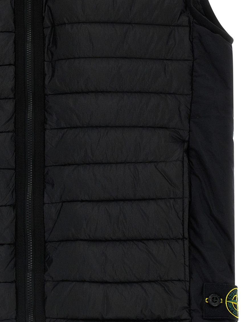 Boys Black Quilted Jacket