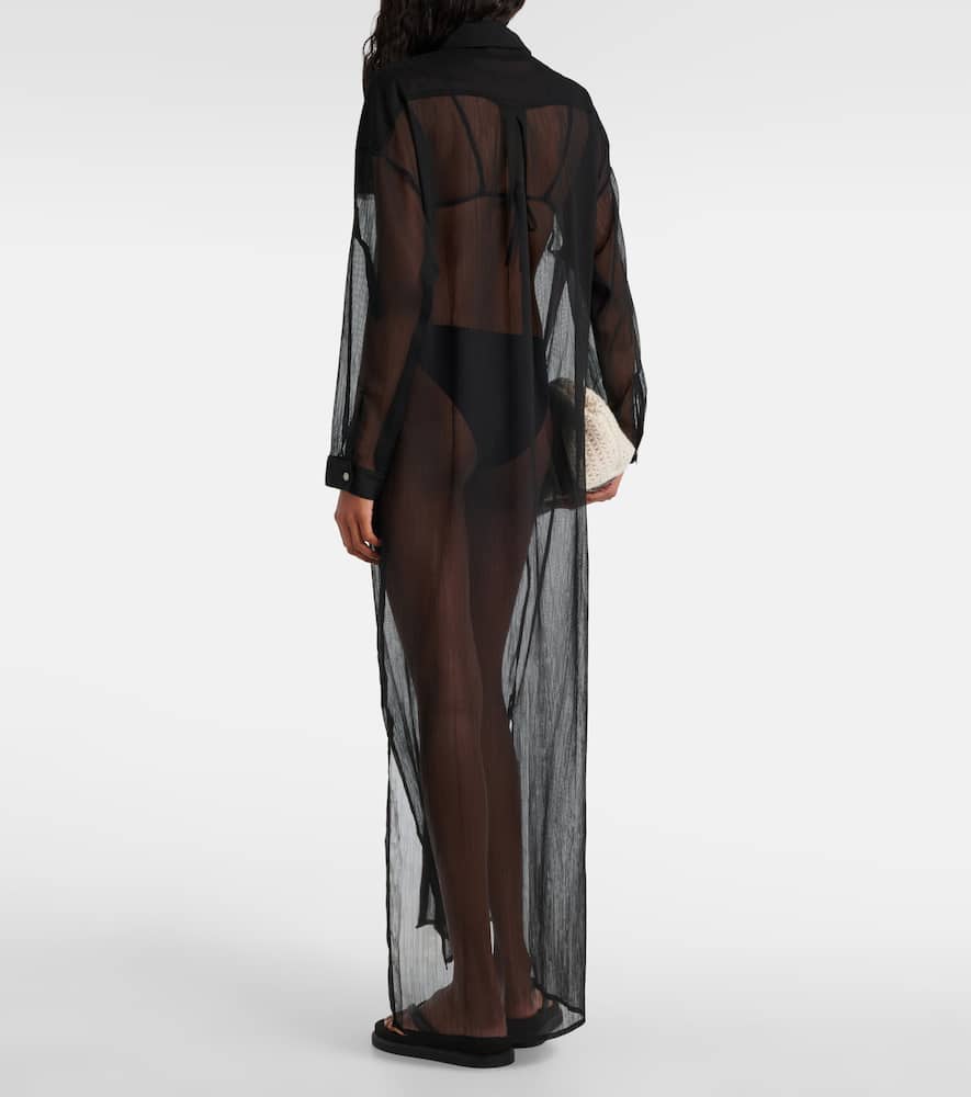 Mika mesh shirt dress