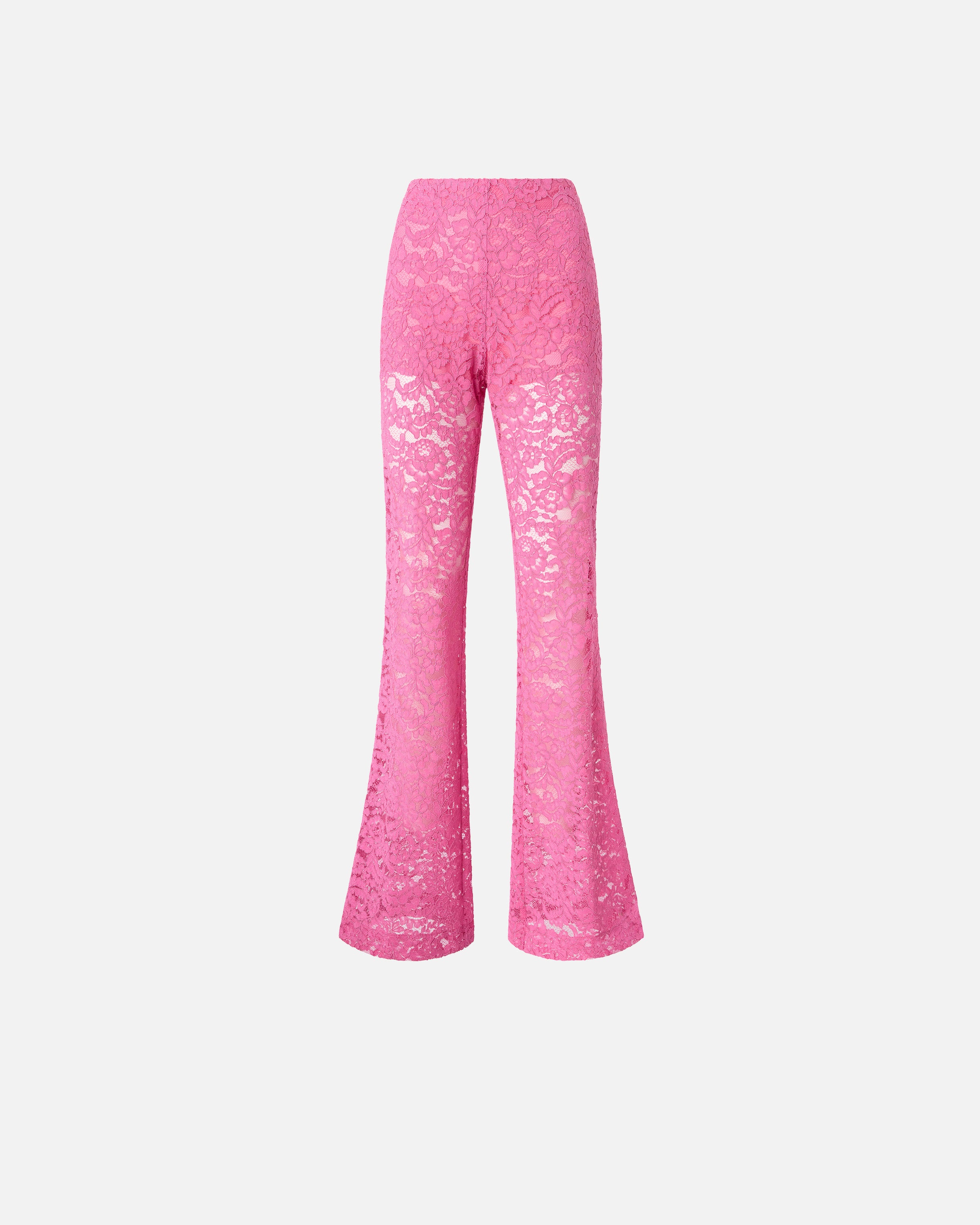 Flared lace trousers - 36