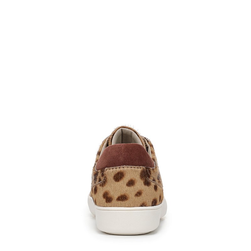 Morrison Sneaker Shoes, Spotted Leopard Print Fur Leather