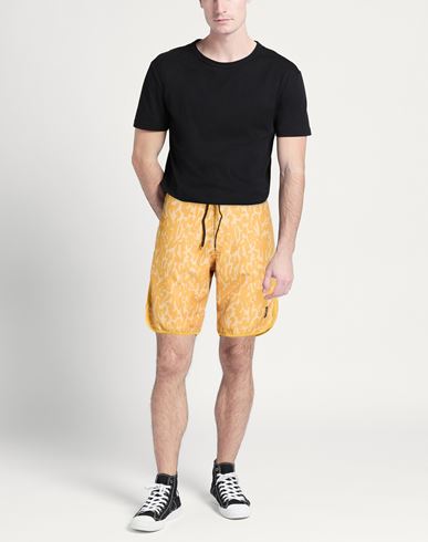 Man Shorts & Bermuda Shorts Marigold Size L Polyester