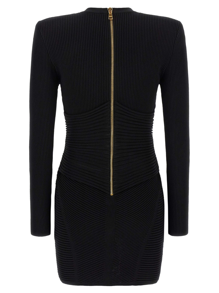 Short Dress In Black Viscose Blend