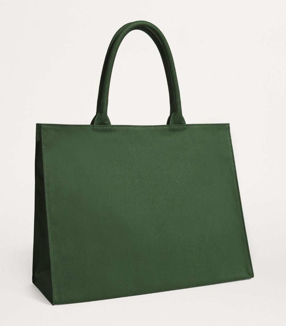 Large Cotton Logo Tote Bag