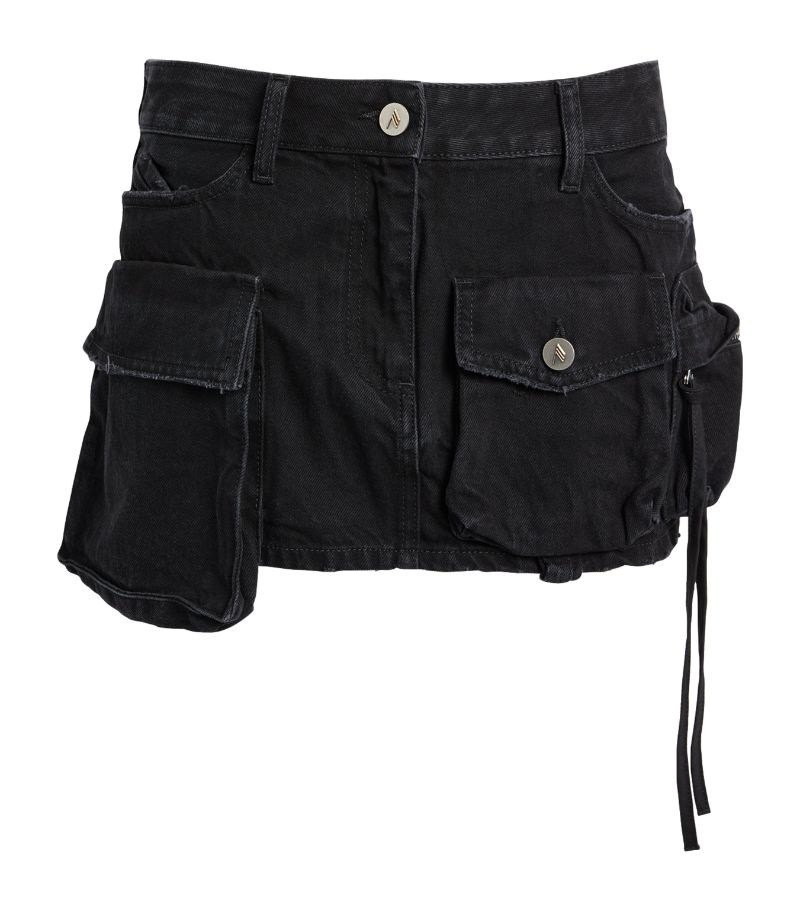 Denim Fay Cargo Mini Skirt