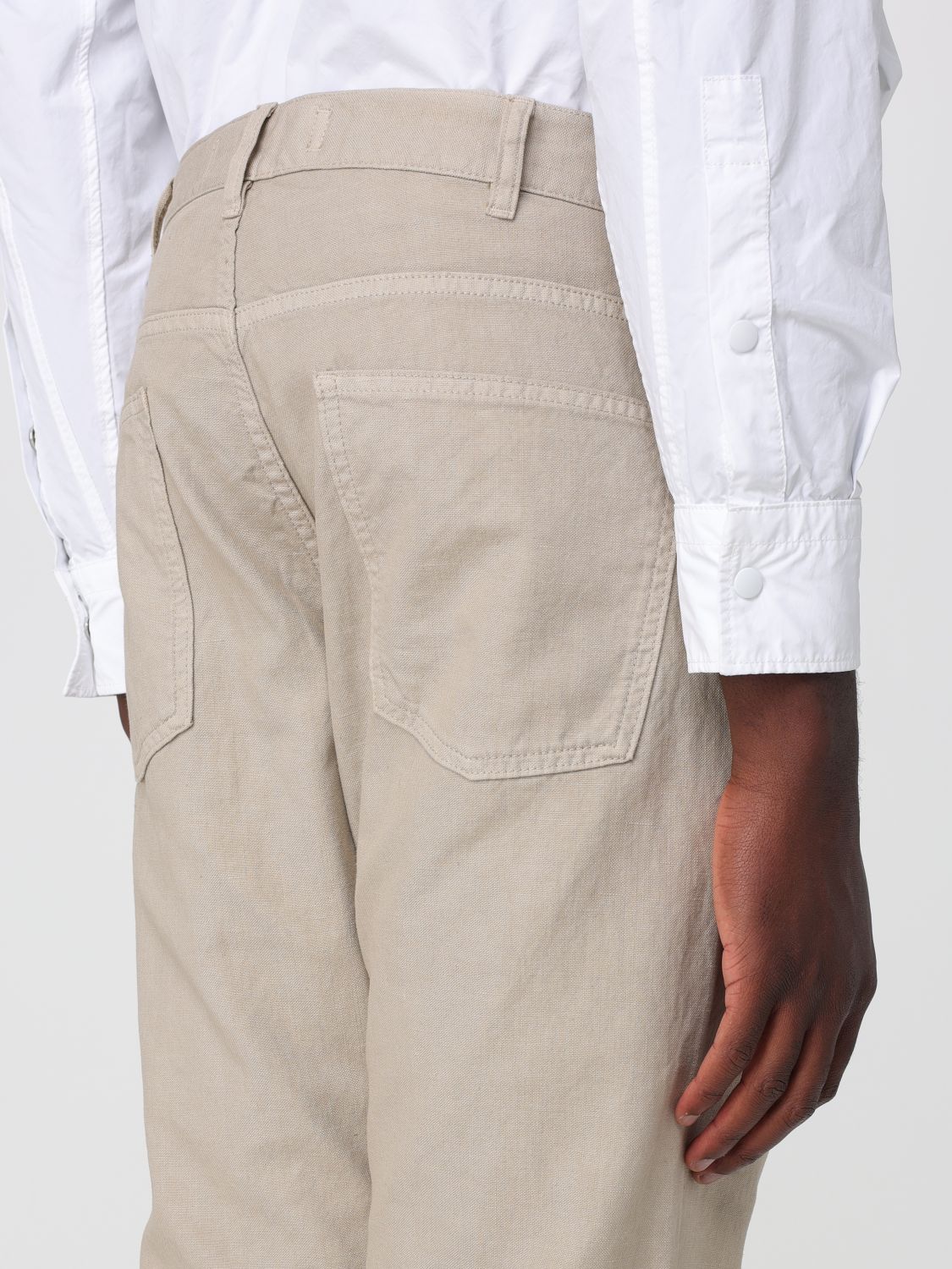 Jeans Men color Beige