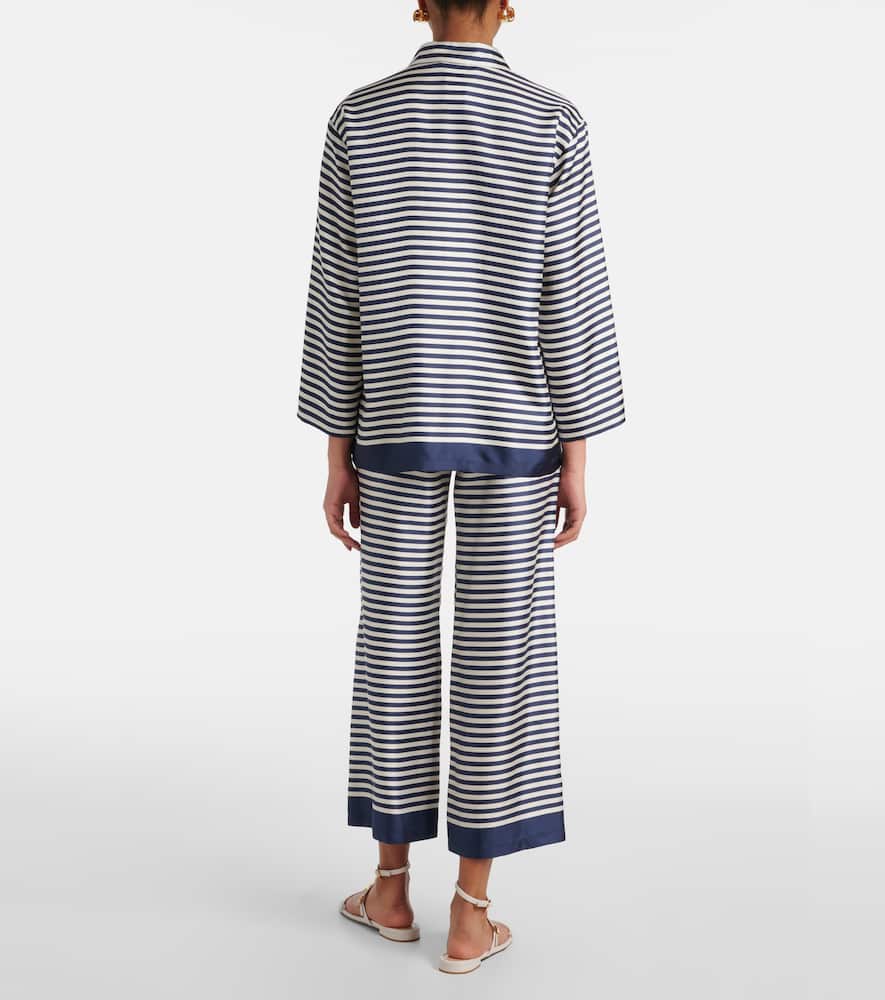 Maya striped silk shirt