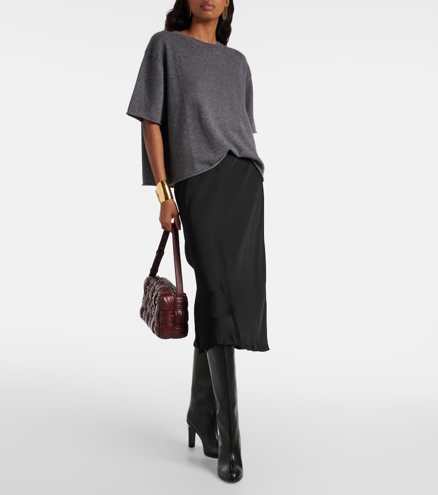 Cila knitted cashmere T-shirt