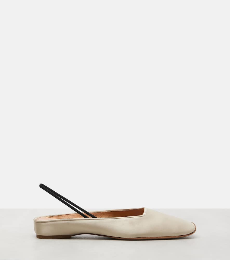 Kate leather slingback flats
