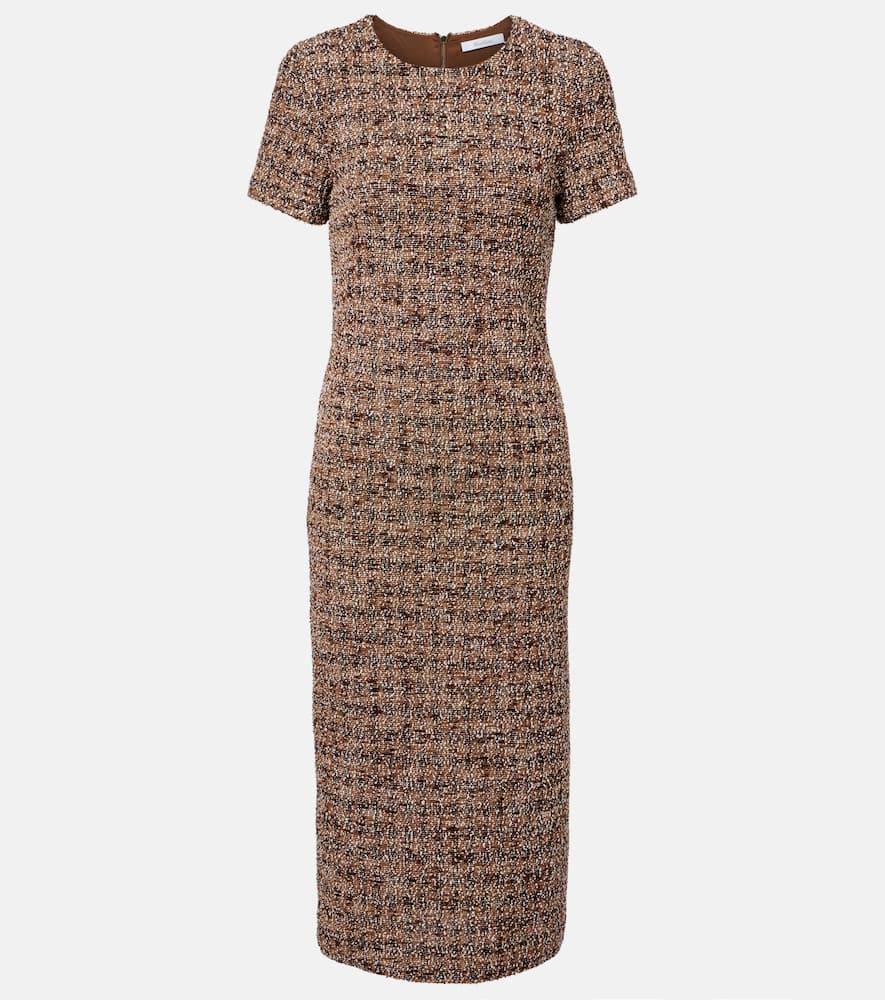 Giugno cotton and wool-blend midi dress