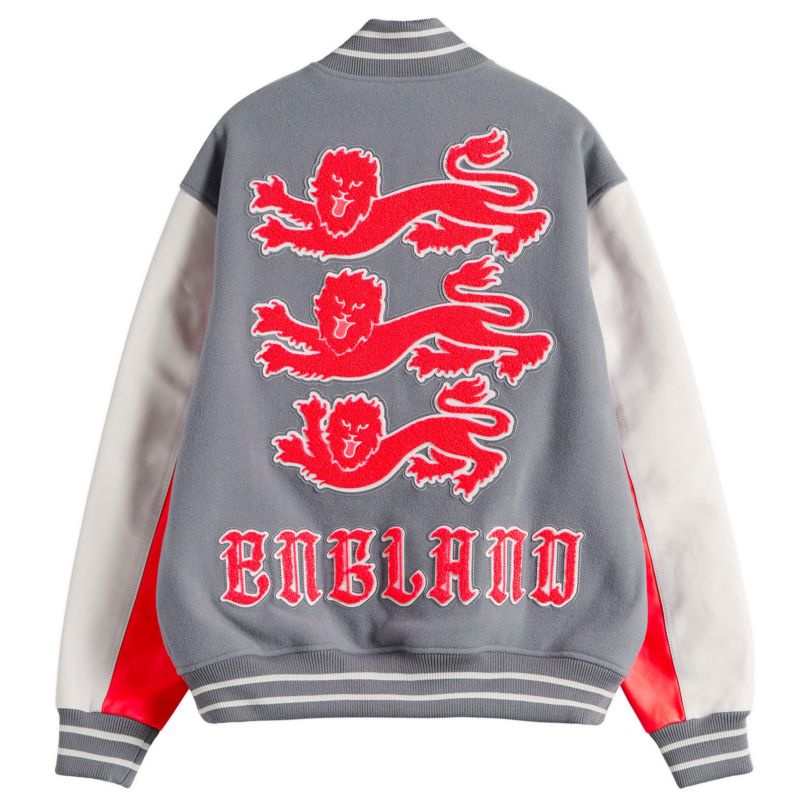 Men's x Palace England Varsity Jacket Grey