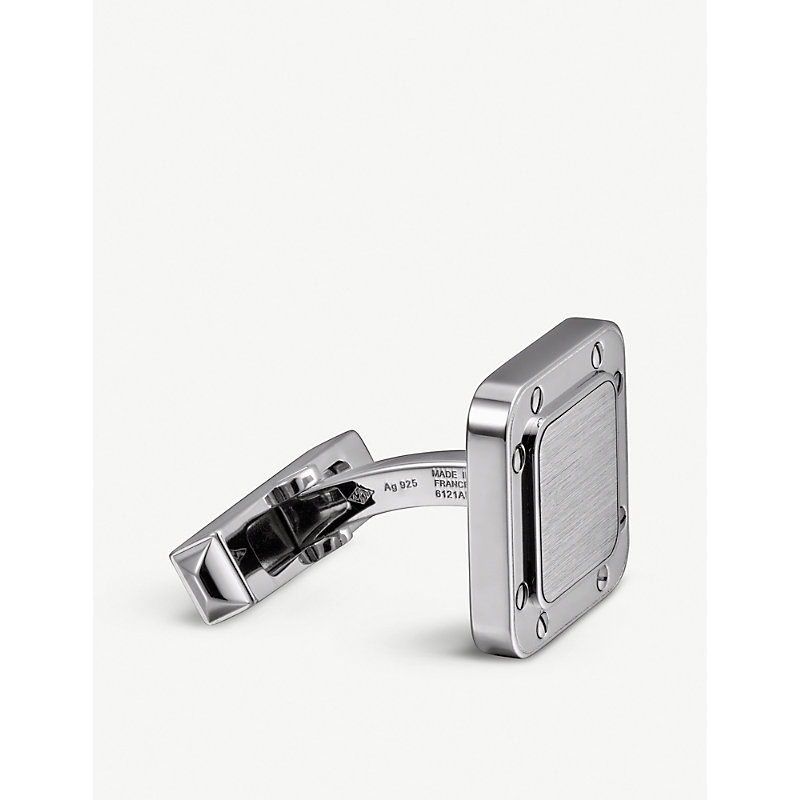Mens Santos de Sterling Silver Cufflinks