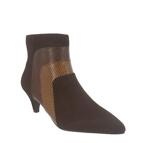 Eila Multi Texture Bootie with Memory Foam - Earth Multi
