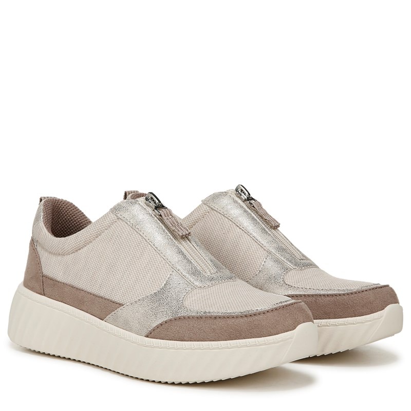 Women's Winner Sneakers (Taupe Textured Fabric)