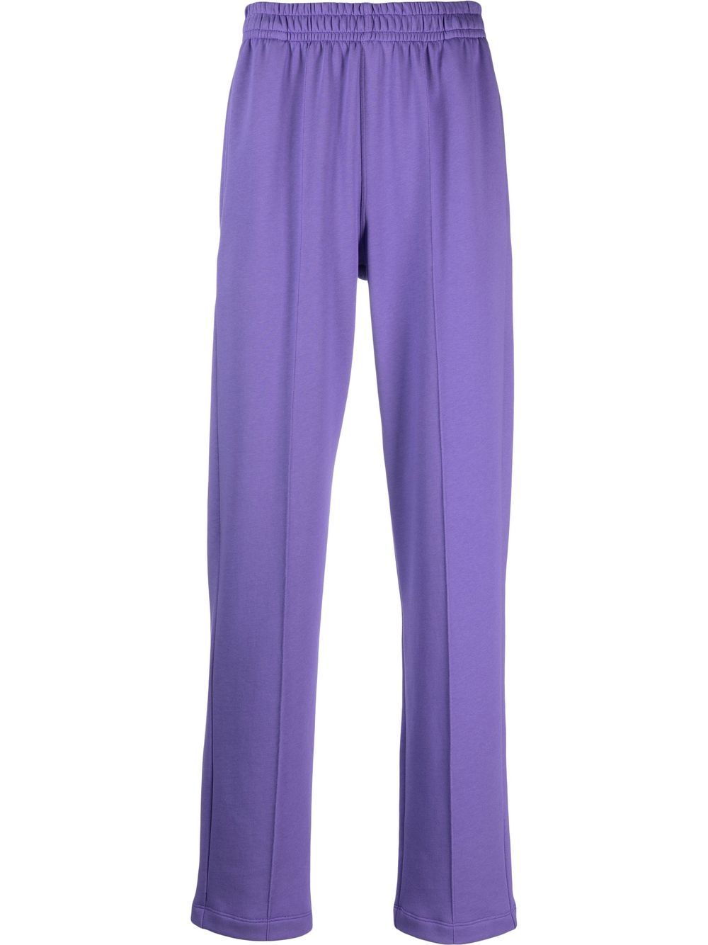 X notRainProof high-waisted organic-cotton trousers - Purple