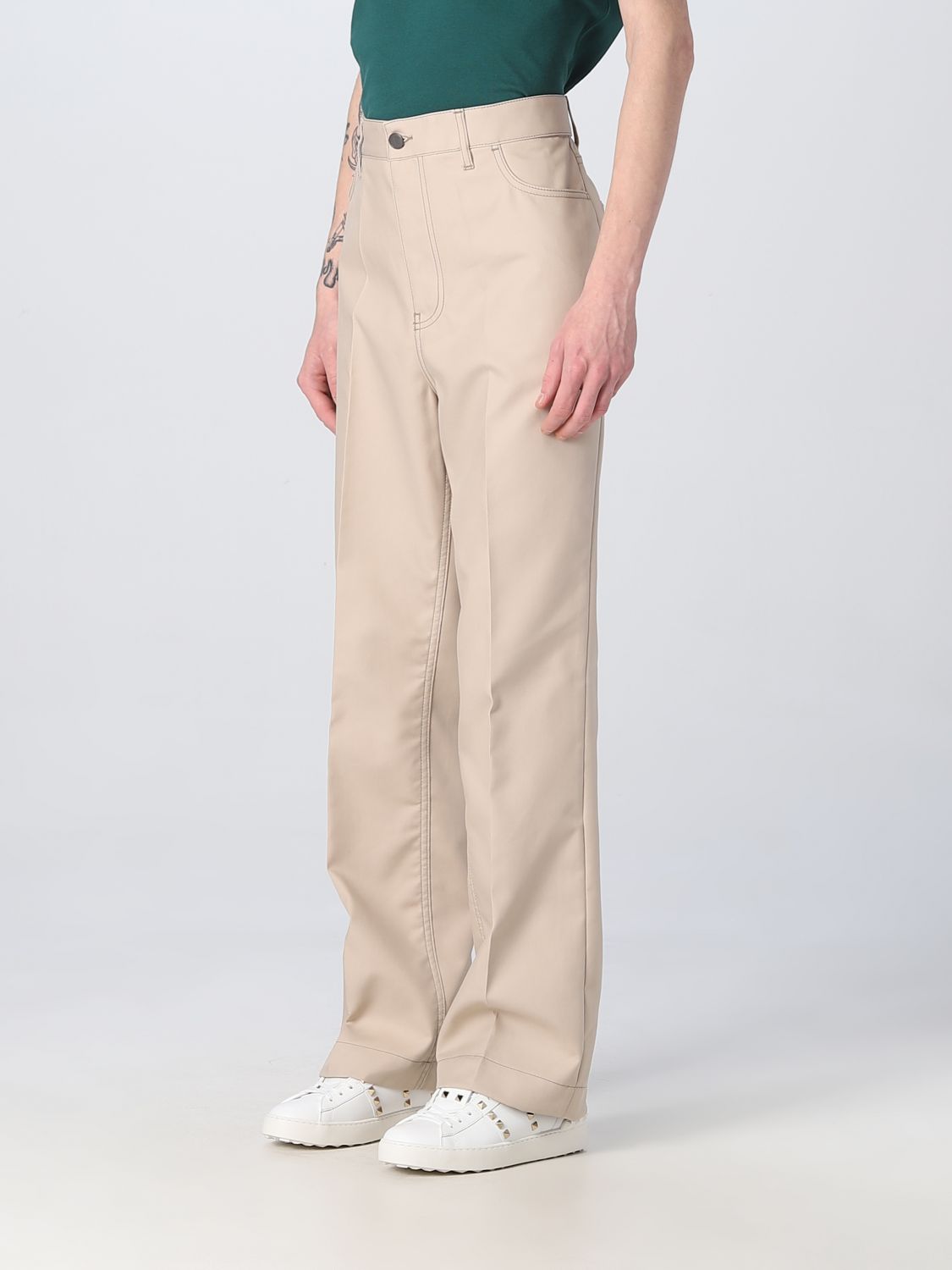 Pants Men color Beige
