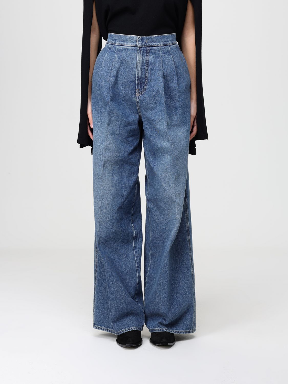 Pants Woman color Blue