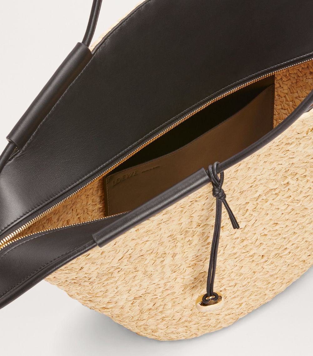 Large Raffia Paseo Shoulder Bag