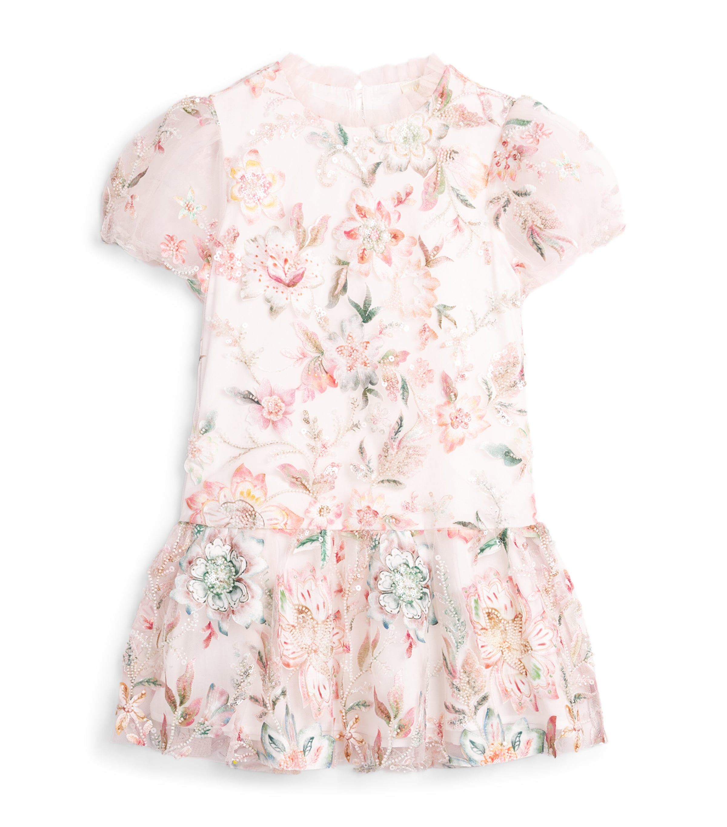 Beaded Floral Veronica Dress