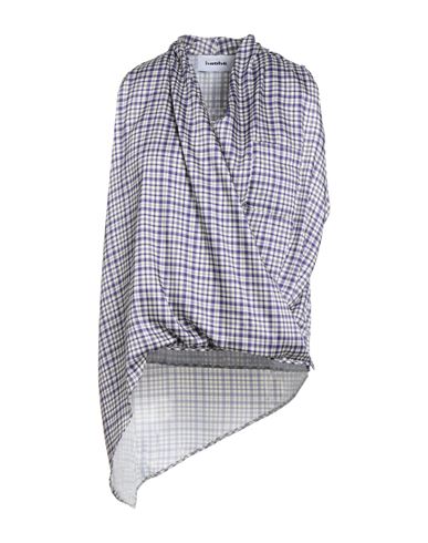 Woman Top Dark purple Size 4 Polyester