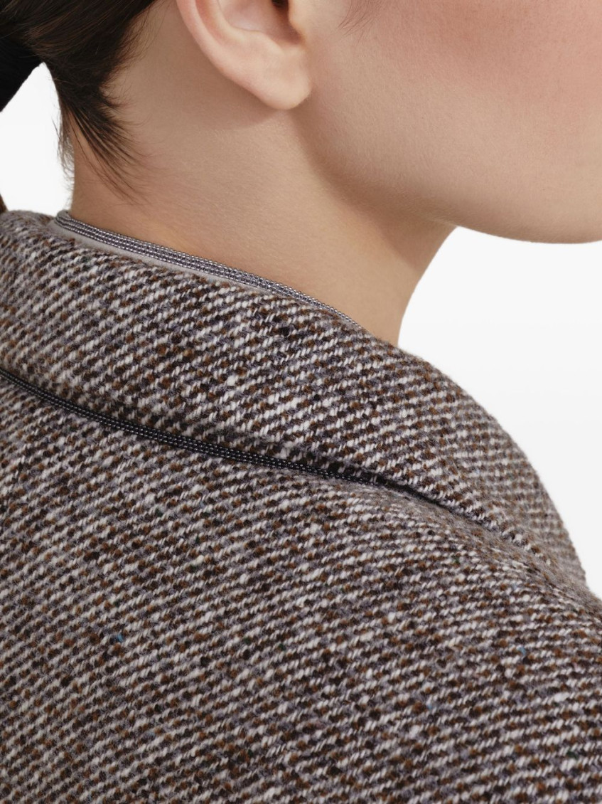 Double-breasted blazer - Brown