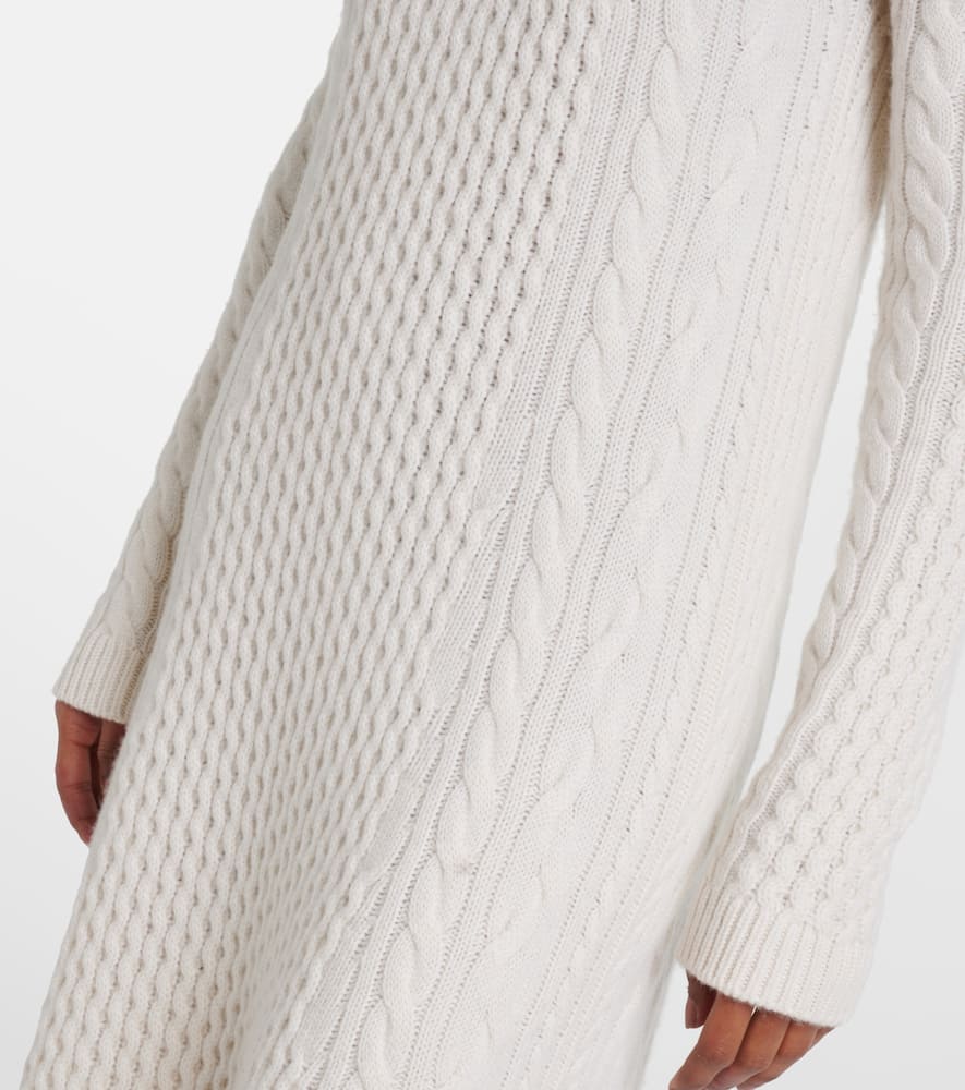 Nyla cable-knit cashmere maxi dress