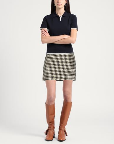 Woman Mini skirt Beige Size XS Polyester, Viscose, Wool