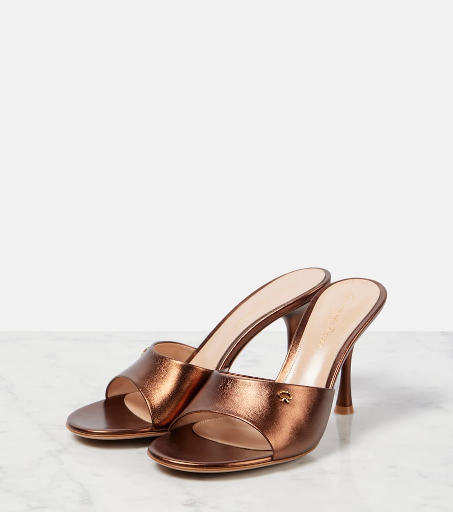 Gianvito Rossi Leather mules