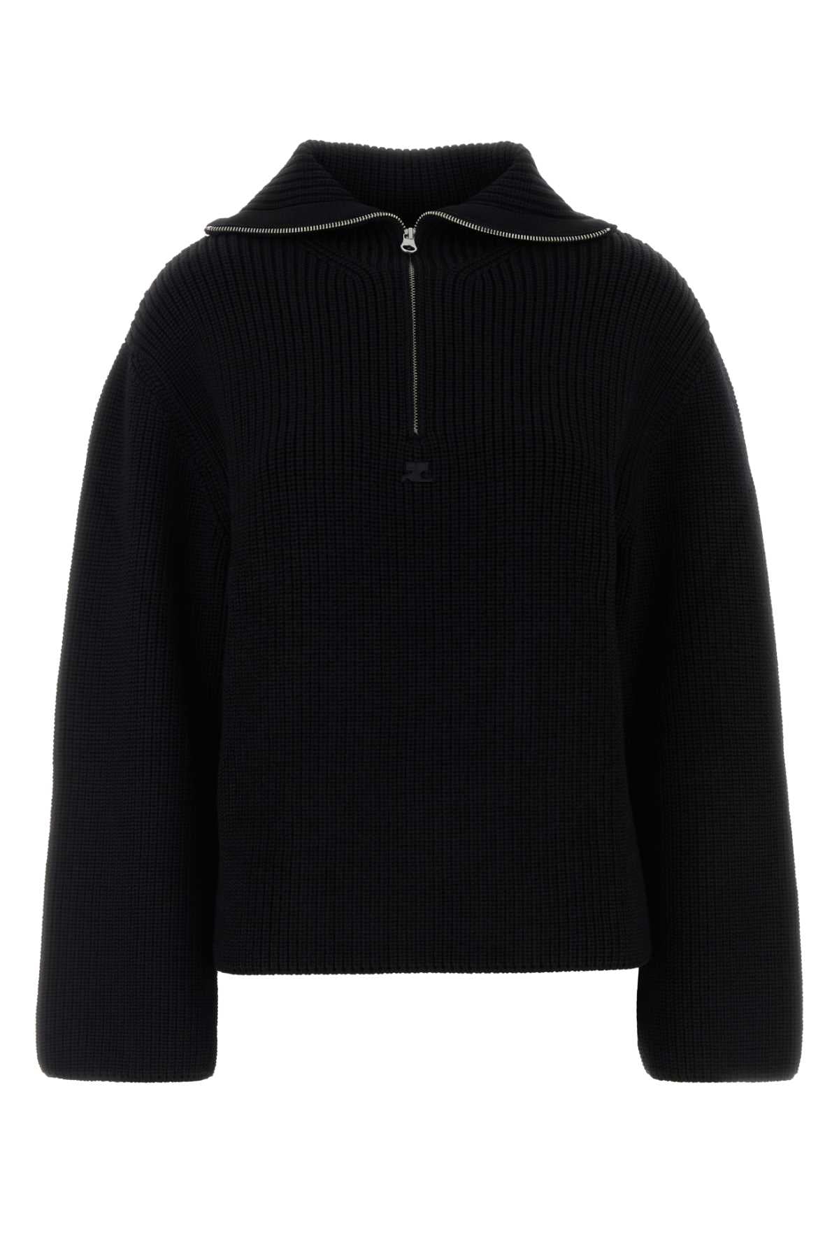 Wool Sweater — Black