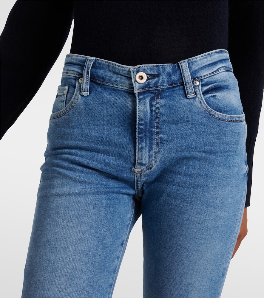 High-rise straight jeans
