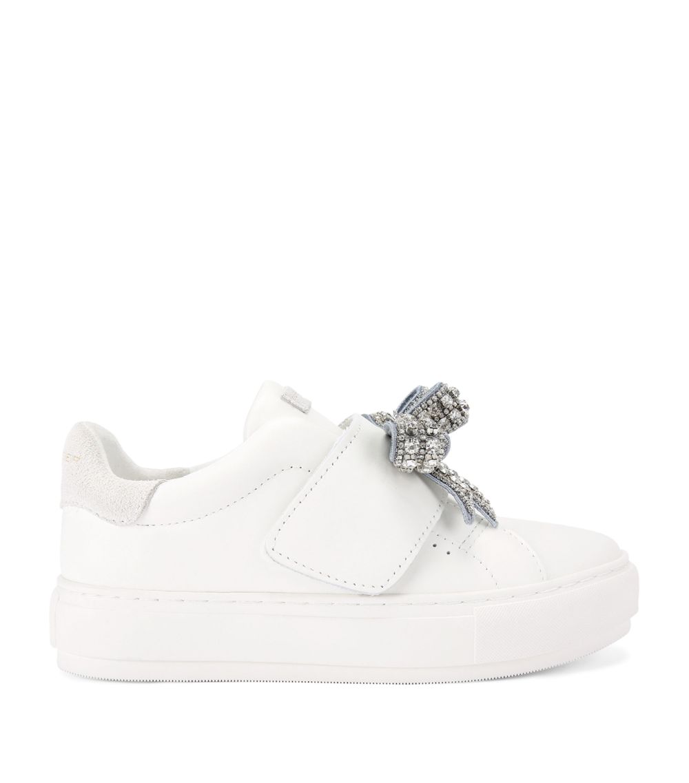 Leather Laney Bow Sneakers