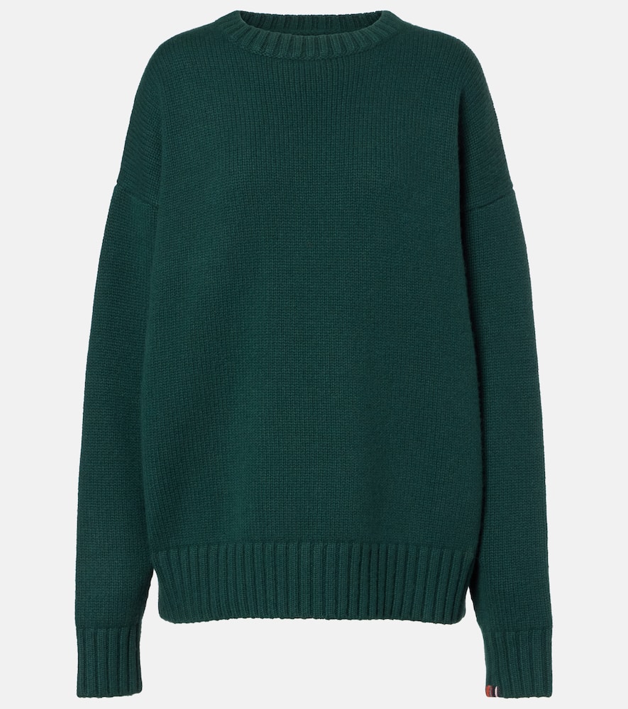 Lovely ribbed-knit cashmere sweater