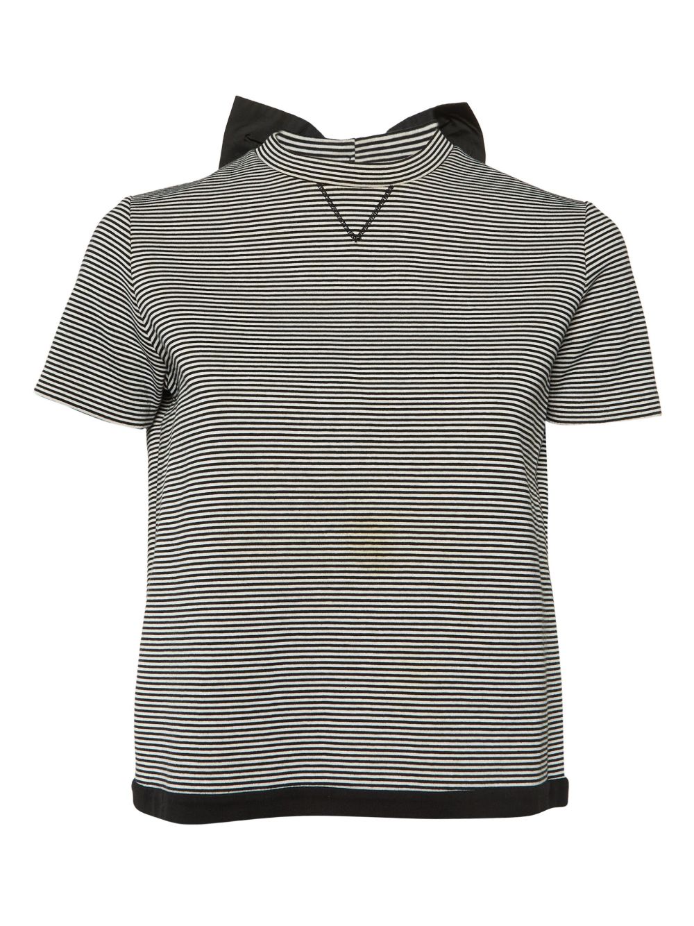 Striped T-shirt - Black