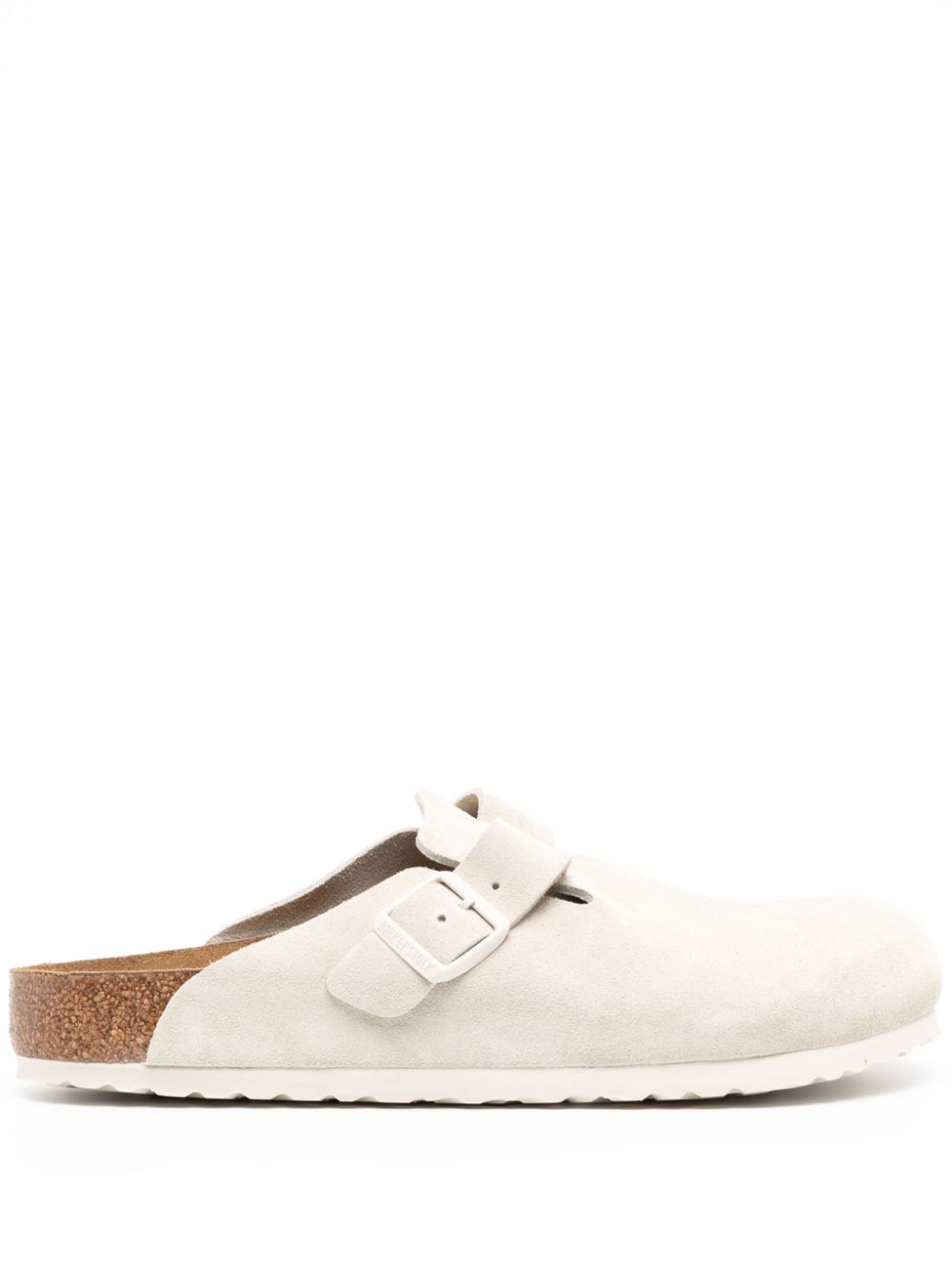 Boston Clog "Suede-Antique White" - Neutrals