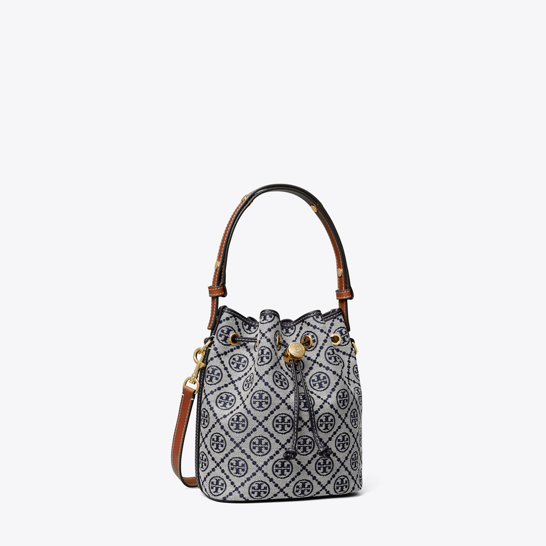 T Monogram Bucket Bag