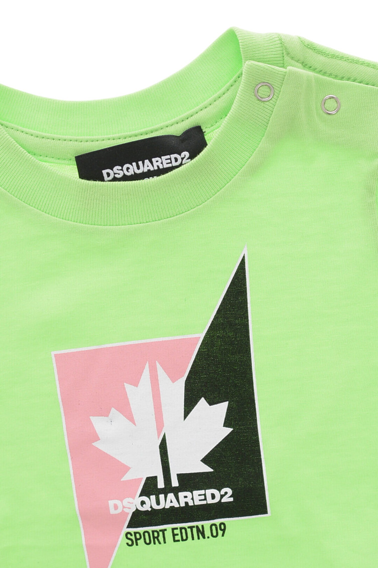 Babies Light Green Graphic T-Shirt