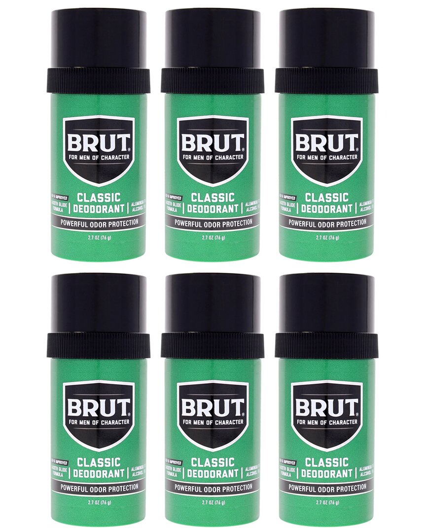 Men's Pack Of Six 2.5Oz Brut Deodorant Sticks