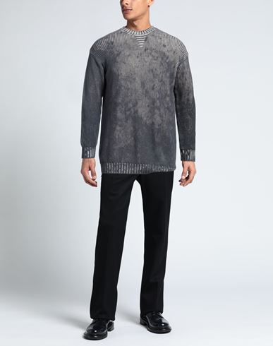 Man Sweater Slate blue Size S Cotton