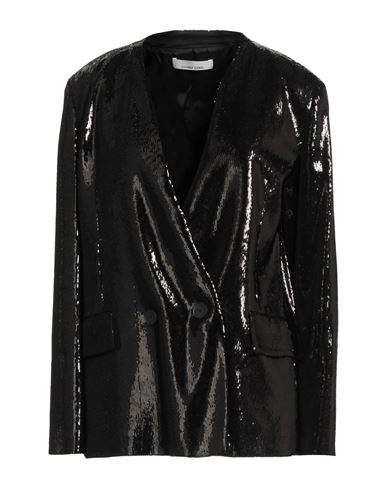Woman Blazer Black Size 6 Polyester