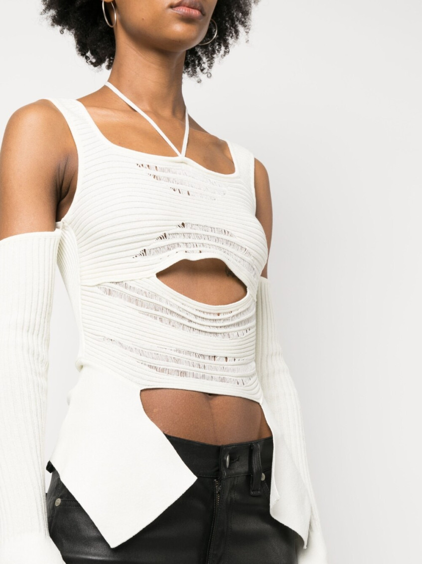 - Knit Ribbed Top
