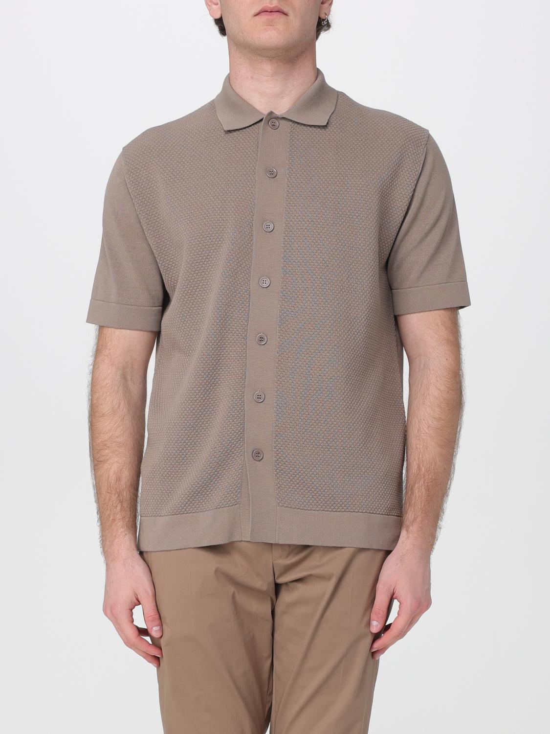 Shirt Men color Brown